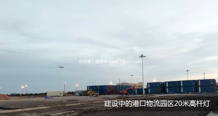 建设中的港口物流园区花季传媒黄版下载安装效果展示