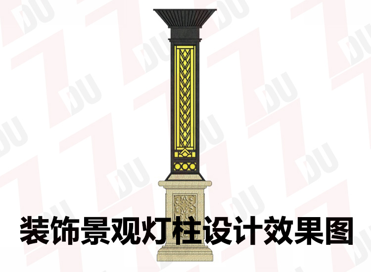 恒大地产楼板园林花季视频黄柱设计效果图